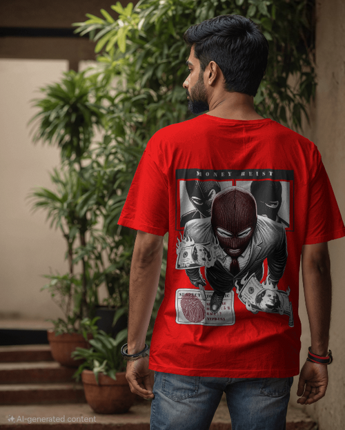 Money Heist Printed Tshirt