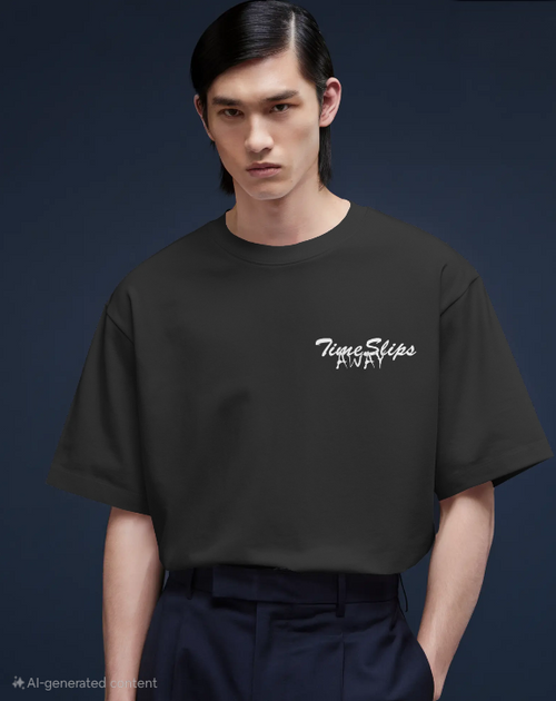 Time Slips Away Printed Tshirt
