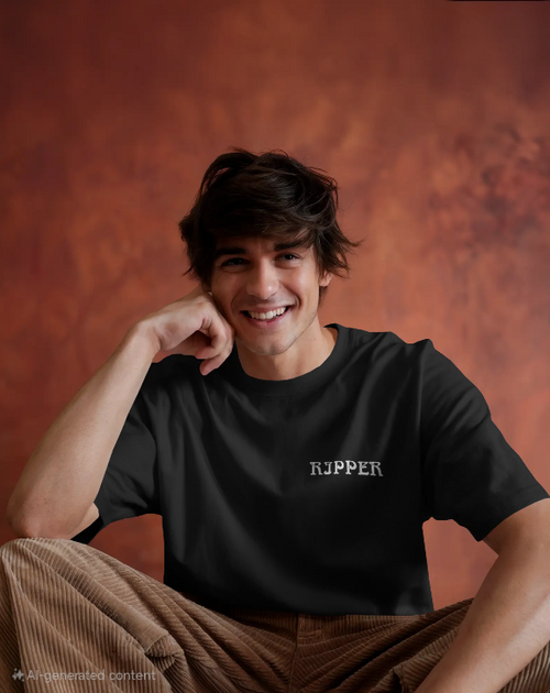 Ripper_s Humor Club Printed Tshirt