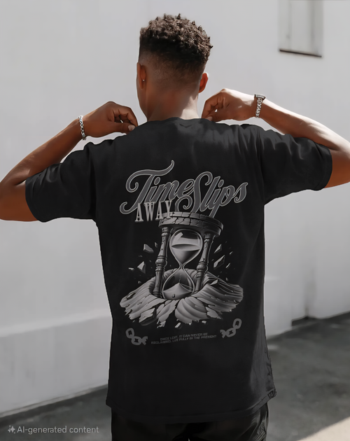 Time Slips Away Printed Tshirt